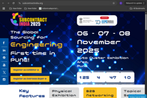 Mời tham dự Triển lãm SUBCONTRACT INDIA 2025 tại Ấn Độ