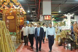 Tổng duyệt chương trình khai mạc Triển lãm Thành tựu đất nước