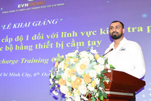 EVNHCMC khai giảng khóa đào tạo quốc tế kiểm tra phóng điện cục bộ