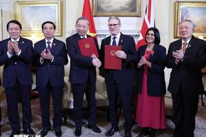 Tuyên bố chung nâng cấp quan hệ Việt Nam-Anh lên Đối tác Chiến lược toàn diện