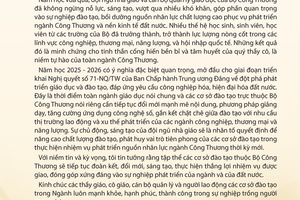 Bộ trưởng Nguyễn Hồng Diên gửi thư chúc mừng nhân Ngày Nhà giáo Việt Nam 20/11