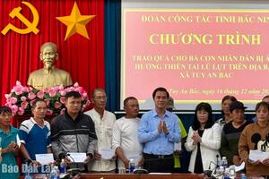 Bắc Ninh trao 5,1 tỷ đồng hỗ trợ Đắk Lắk khắc phục hậu quả thiên tai