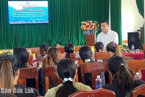 Xã Ea Hiao: Truyền thông nâng cao kiến thức bình đẳng giới cho phụ nữ và trẻ em