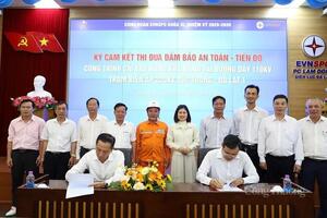 Công đoàn EVNSPC quyết tâm đưa dự án 110kV trọng điểm ở Lâm Đồng về đích