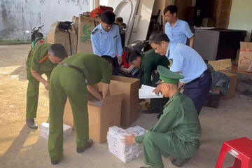 Quảng Ngãi: Thu giữ 1.400 bao thuốc lá không rõ nguồn gốc