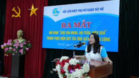 Tây Hồ lần đầu có "Chợ văn minh, an toàn, hiệu quả"
