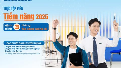 Cơ hội thực tập và làm việc tại Sacombank