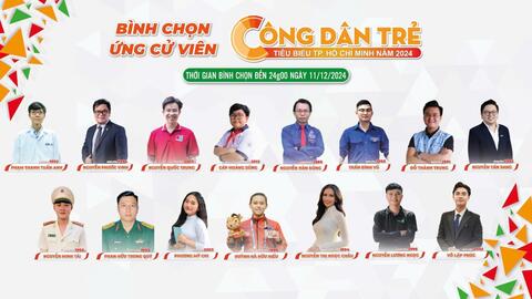 Bình chọn "Công dân trẻ tiêu biểu TP Hồ Chí Minh" năm 2024