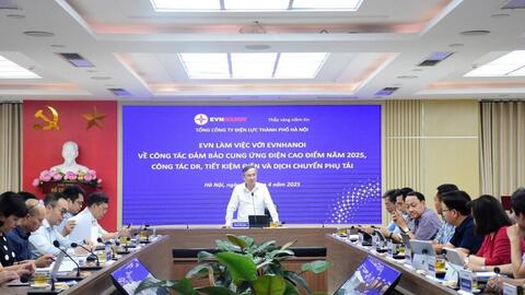 Đảm bảo vận hành an toàn, liên tục, hiệu quả hệ thống điện miền Bắc mùa hè 2025