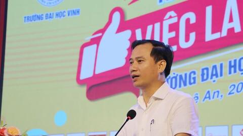 Hơn 3.000 cơ hội tuyển dụng cho sinh viên Trường Đại học Vinh tại ngày hội việc làm
