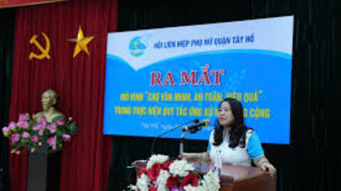 Tây Hồ lần đầu có "Chợ văn minh, an toàn, hiệu quả"