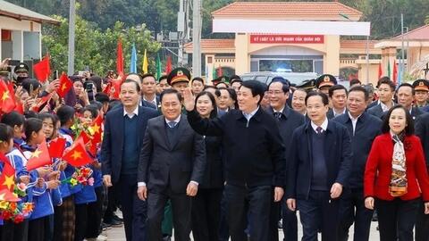 Chủ tịch nước Lương Cường phát động Tết trồng cây tại Lạng Sơn