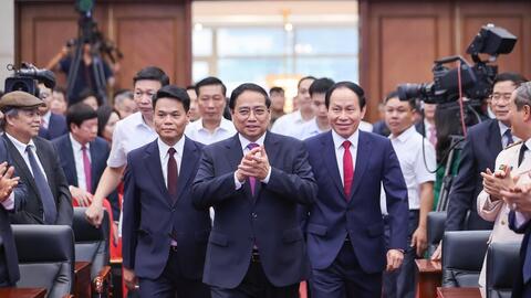 Thủ tướng dự lễ công bố sáp nhập đơn vị hành chính tại Hải Phòng