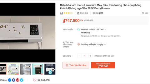 Thực hư công dụng của điều hòa mini giá rẻ tràn lan 'chợ mạng'