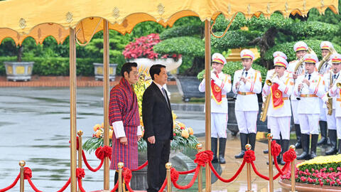 Chủ tịch nước chủ trì lễ đón Quốc vương Bhutan thăm Việt Nam