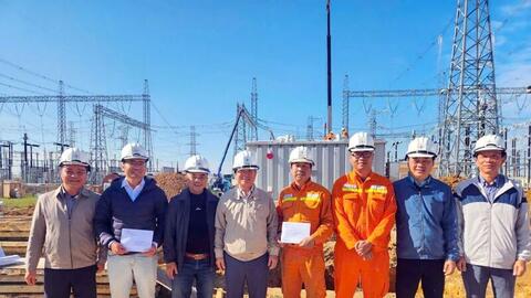 PTC1 tăng tốc thi công lắp kháng bù ngang trạm biến áp 500kV Thanh Hóa