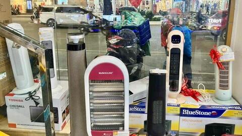 Thị trường thiết bị sưởi ấm Hà Nội sôi động trở lại