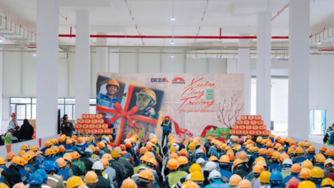 Đem xuân về các công trường xây dựng