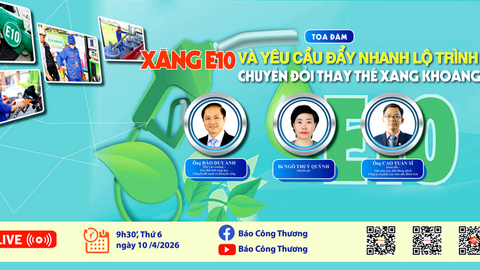 Sáng 10/4, diễn ra tọa đàm: Xăng E10 và yêu cầu đẩy nhanh lộ trình chuyển đổi thay thế xăng khoáng