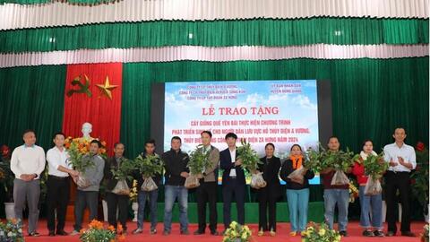 Đà Nẵng: Tạo sinh kế bền vững cho người dân lưu vực hồ thủy điện