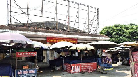 Nghệ An: Các chợ vắng khách mùa nắng nóng