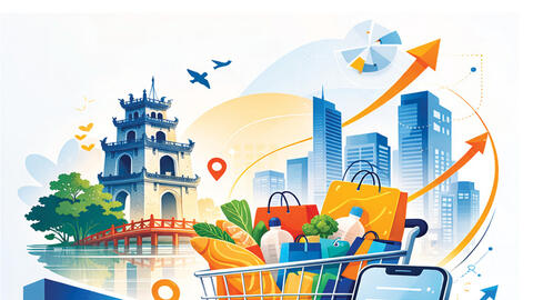 Infographic | Tổng mức bán lẻ hàng hóa và doanh thu dịch vụ tiêu dùng 5 tháng năm 2026
