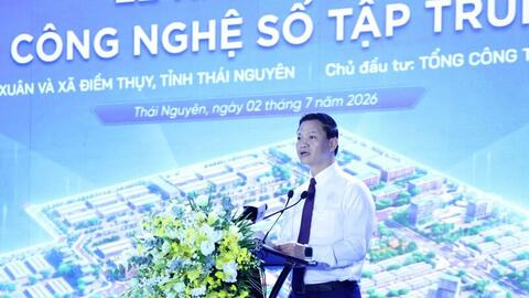 Phó Thủ tướng Hồ Quốc Dũng dự khởi công khu công nghệ số tập trung tại Thái Nguyên