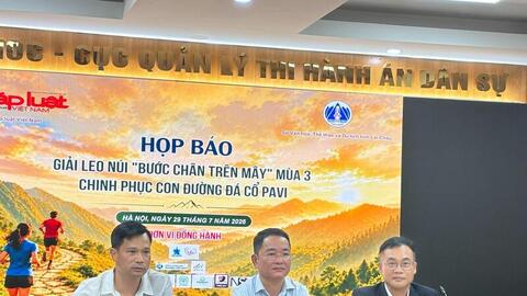 Khởi động giải leo núi chinh phục con đường đá cổ Pavi 2026