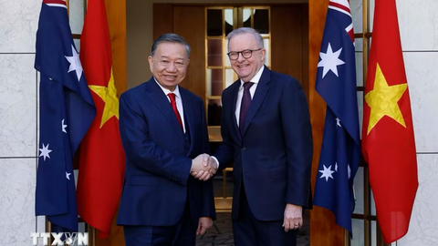 Tiếp tục đưa quan hệ Việt Nam - Australia lên tầm cao mới