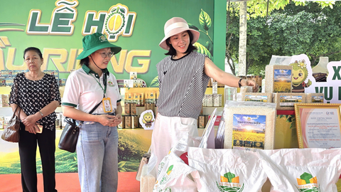 Khai mạc khu trưng bày 400 gian hàng kết nối sầu riêng Đắk Lắk