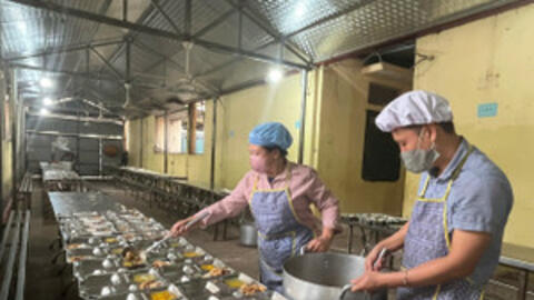 Điện Biên siết an toàn bữa ăn nội trú, bán trú trong trường học