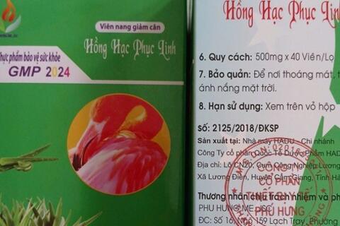 Phát hiện thuốc giảm cân chứa chất cấm gây hại