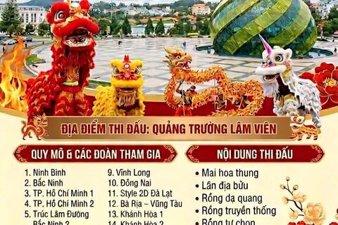 Giải đấu Lân sư rồng toàn quốc 2026 có gì đặc biệt?