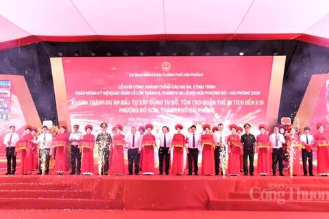 TP. Hải Phòng khởi công, khánh thành 14 dự án, công trình trọng điểm