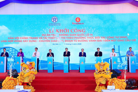Hà Nội khởi công dự án trục không gian Quốc lộ 1A gần 162.000 tỷ đồng