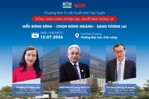 Đồng hành cùng thí sinh 2k8: ‘Hiểu đúng mình - Chọn đúng ngành - Sáng tương lai’