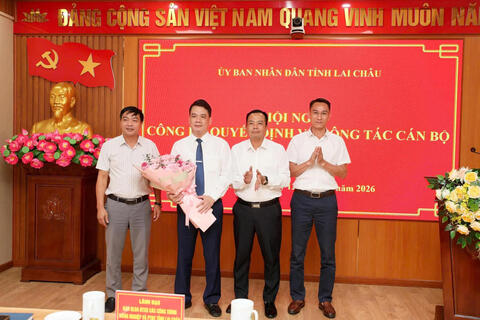 Lai Châu có tân Phó Giám đốc Ban QLDA đầu tư xây dựng các công trình Nông nghiệp và Phát Triển nông thôn tỉnh