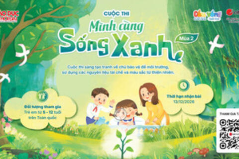 Phát động cuộc thi “Mình Cùng Sống Xanh” mùa 2 sáng tạo tranh về bảo vệ môi trường