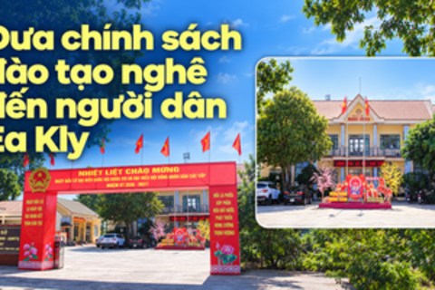 Đưa chính sách đào tạo nghề đến người dân Ea Kly