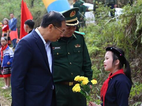 Khởi công trường nội trú 283 tỷ đồng tại vùng biên Cao Bằng