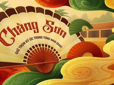 'Phất Quạt Họa Văn' - Góc nhìn thú vị về quạt giấy