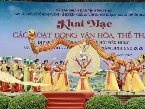 Hấp dẫn các hoạt động văn hóa, thể thao dịp Giỗ Tổ Hùng Vương