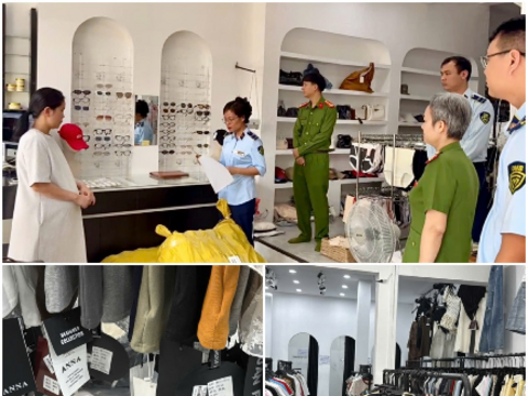 Quảng Trị: Phát hiện hơn 500 sản phẩm quần áo không rõ nguồn gốc