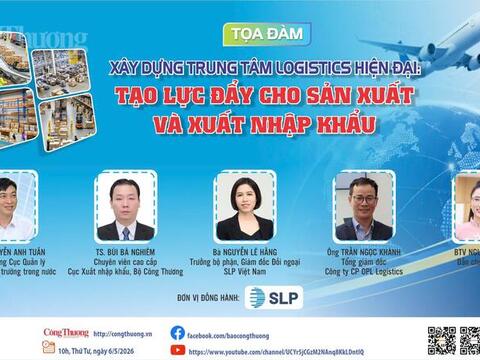 Sắp diễn ra Tọa đàm 'Xây dựng trung tâm logistics hiện đại: Tạo lực đẩy cho sản xuất và xuất nhập khẩu'