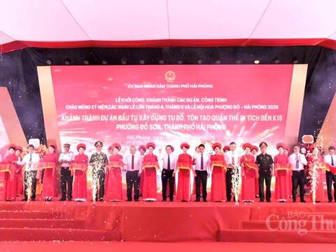 TP. Hải Phòng khởi công, khánh thành 14 dự án, công trình trọng điểm