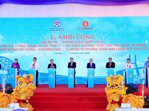 Hà Nội khởi công dự án trục không gian Quốc lộ 1A gần 162.000 tỷ đồng