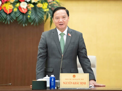 Phó Chủ tịch Quốc hội Nguyễn Khắc Định nhận thêm nhiệm vụ mới