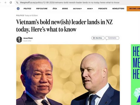 Truyền thông New Zealand: Quan hệ với Việt Nam bước vào giai đoạn gắn kết mới