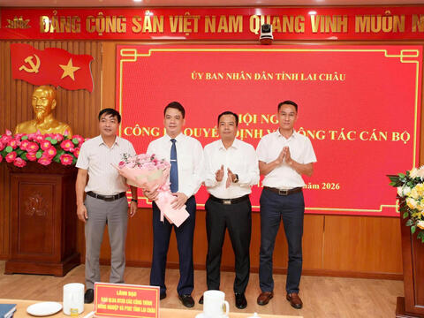 Lai Châu có tân Phó Giám đốc Ban QLDA đầu tư xây dựng các công trình Nông nghiệp và Phát Triển nông thôn tỉnh