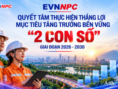 EVNNPC đặt mục tiêu tăng trưởng bền vững giai đoạn 2026-2030